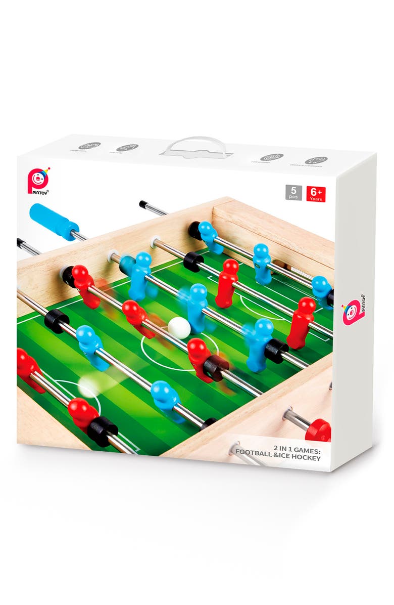 Pintoy Kids' 2-in-1 Foosball & Hockey Game Table, Alternate, color, 