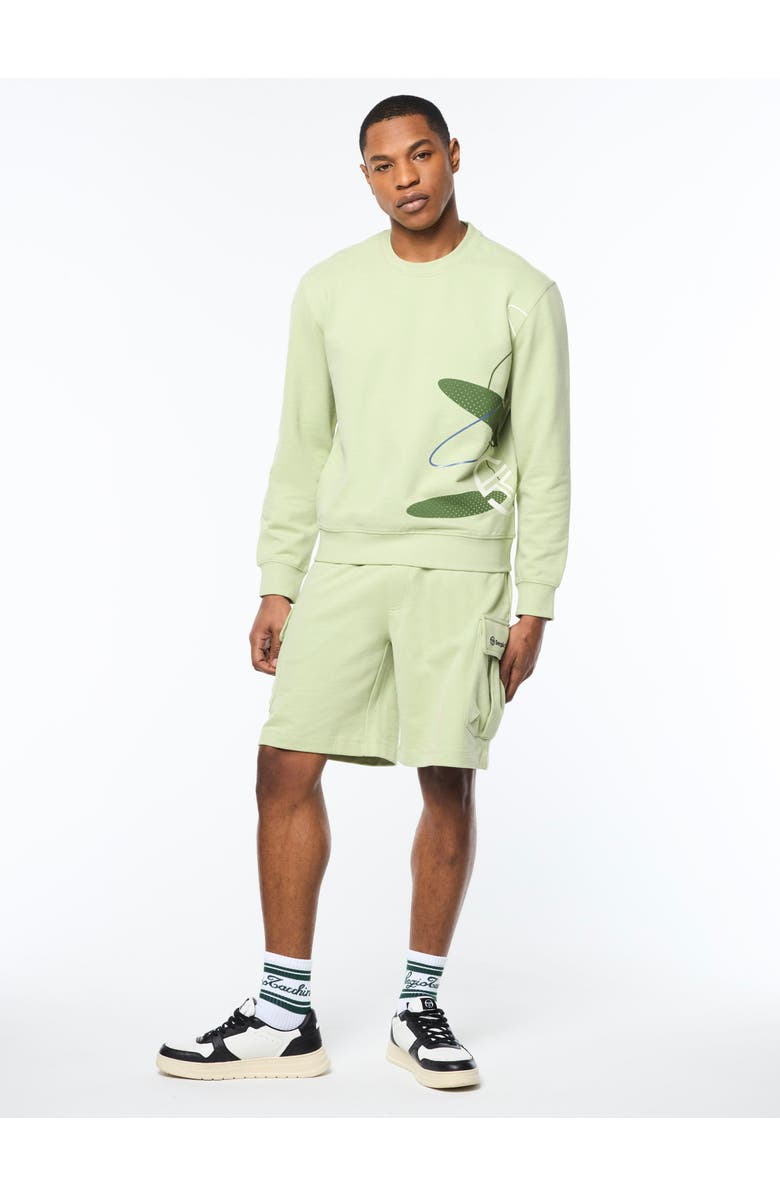 Sergio Tacchini Ciro Crewneck Sweatshirt, Alternate, color, Reseda