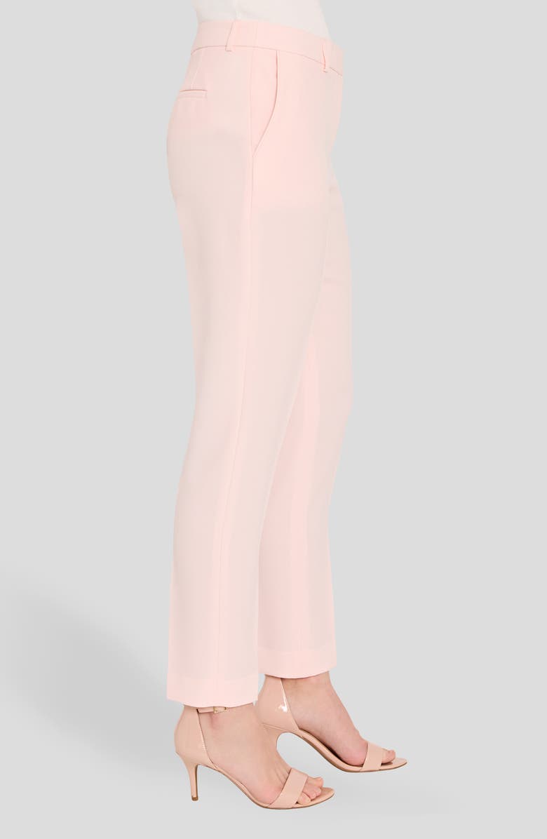 Tahari ASL Classic Tapered Pants, Alternate, color, Tea Rose