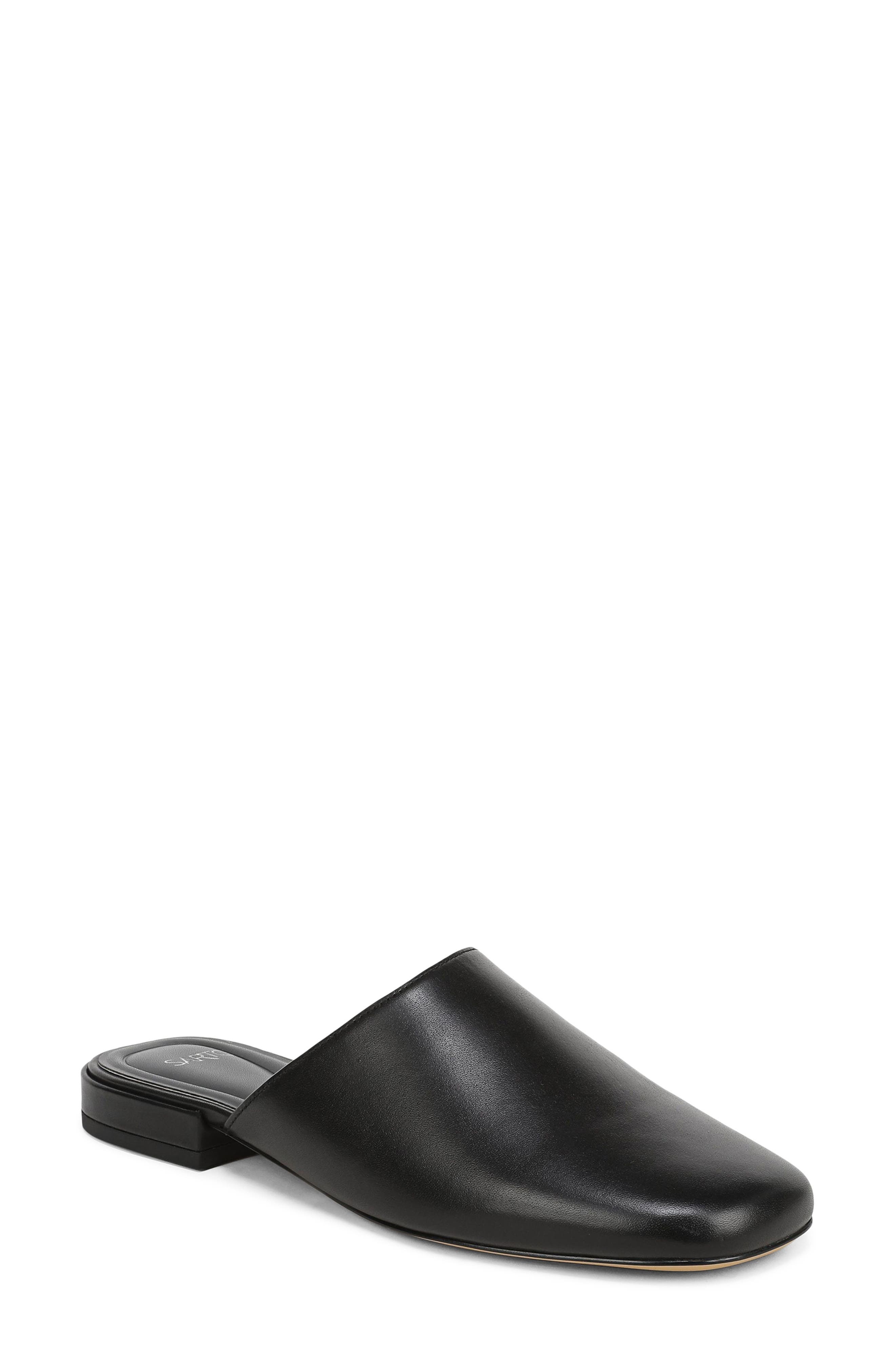Olena Mule, Main, color, BLACK LEATHER