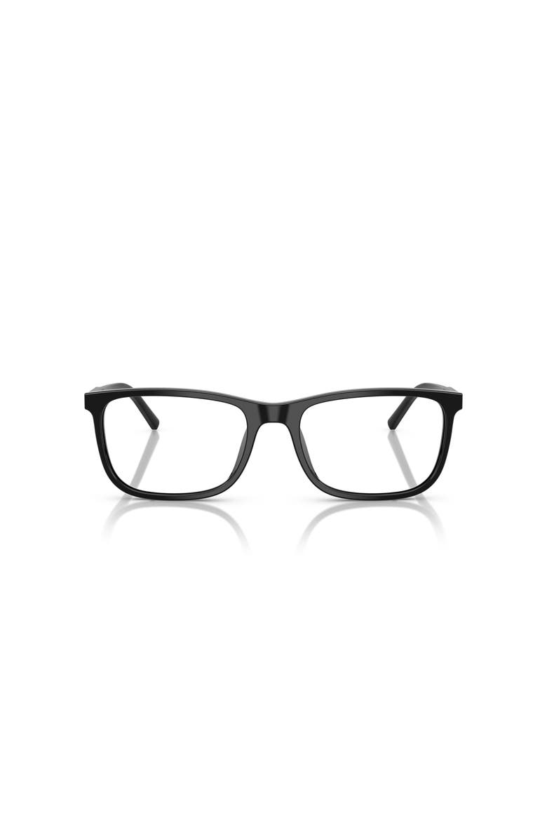 Dolce&Gabbana 53mm Rectangle optical glasses, Alternate, color, Black