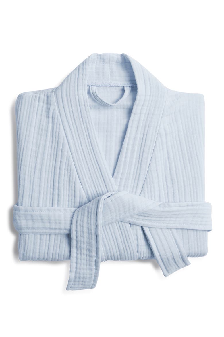 Gender Inclusive Cloud Cotton Robe, Alternate, color, LAGOON
