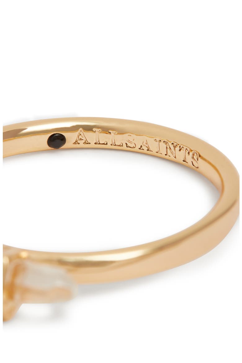 Set of 3 Stackable Rings, Alternate, color, CRYSTAL/ GOLD