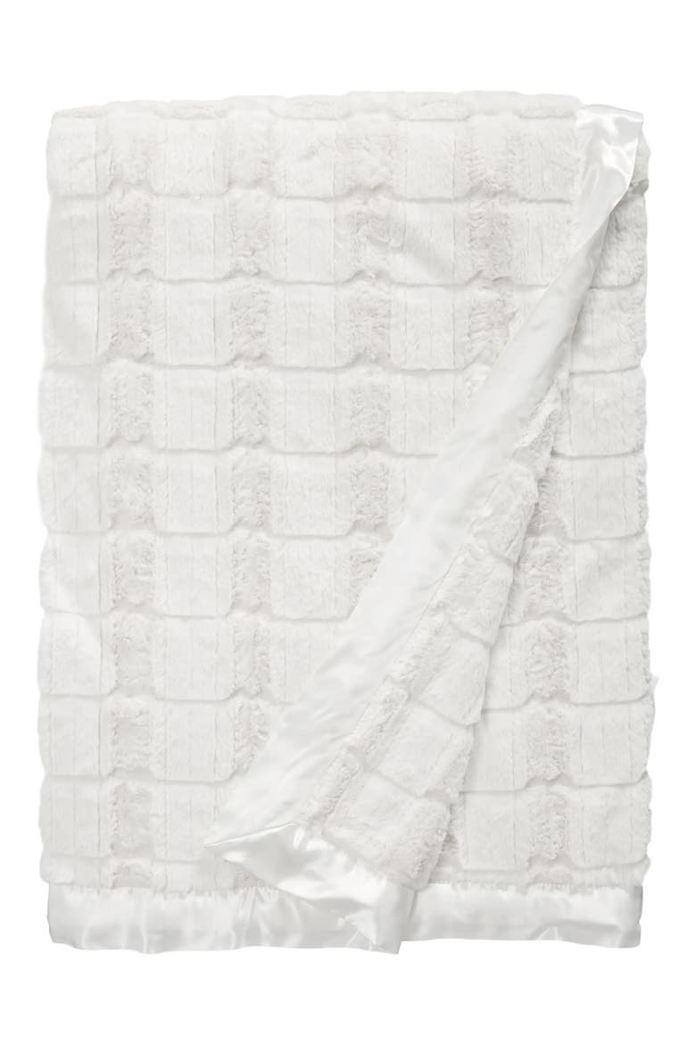 Giraffe at Home Luxe Waterfall Throw Blanket, Main, color, CREAM