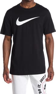 Nike Icon Swoosh Cotton Graphic T-Shirt