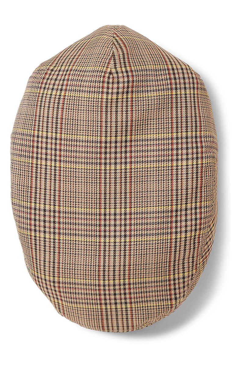 Brixton Hooligan Herringbone Driving Cap, Alternate, color, Tan/ Brown/ Rust Houndstooth