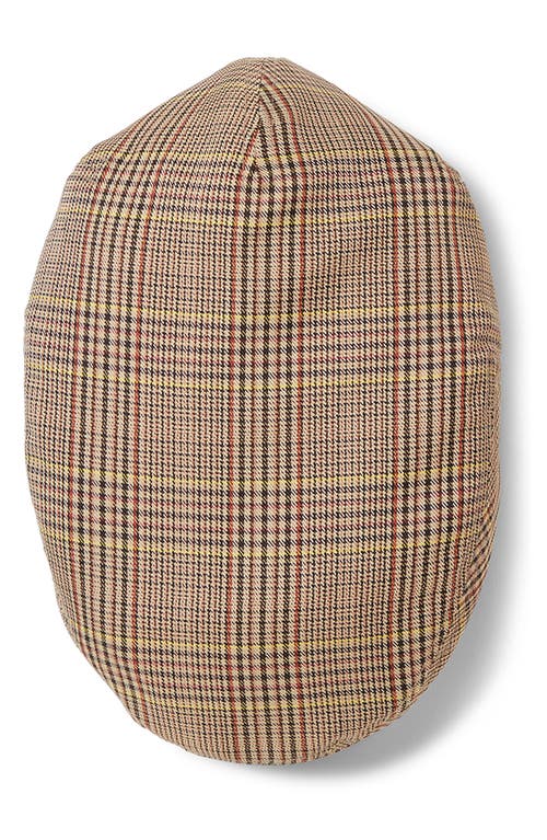 Brixton Hooligan Herringbone Driving Cap In Neutral