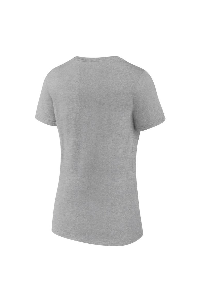 Women's Fanatics Branded Steel Atlanta United FC Evergreen Logo V-Neck T-Shirt, Alternate, color, Steel