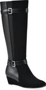 White Mountain Footwear Cheers Tall Wedge Heel Boot - Wide Width Available