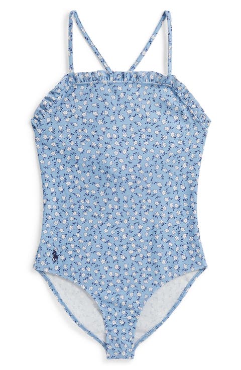 Kids' Ruffle One-Piece Swimsuit (Big Kid)