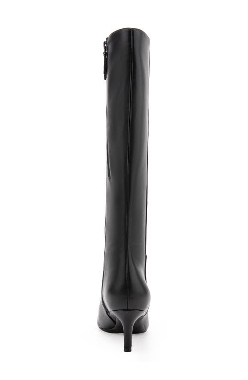 Aerosoles Epic Stretch Kitten Heel Tall Boot In Black