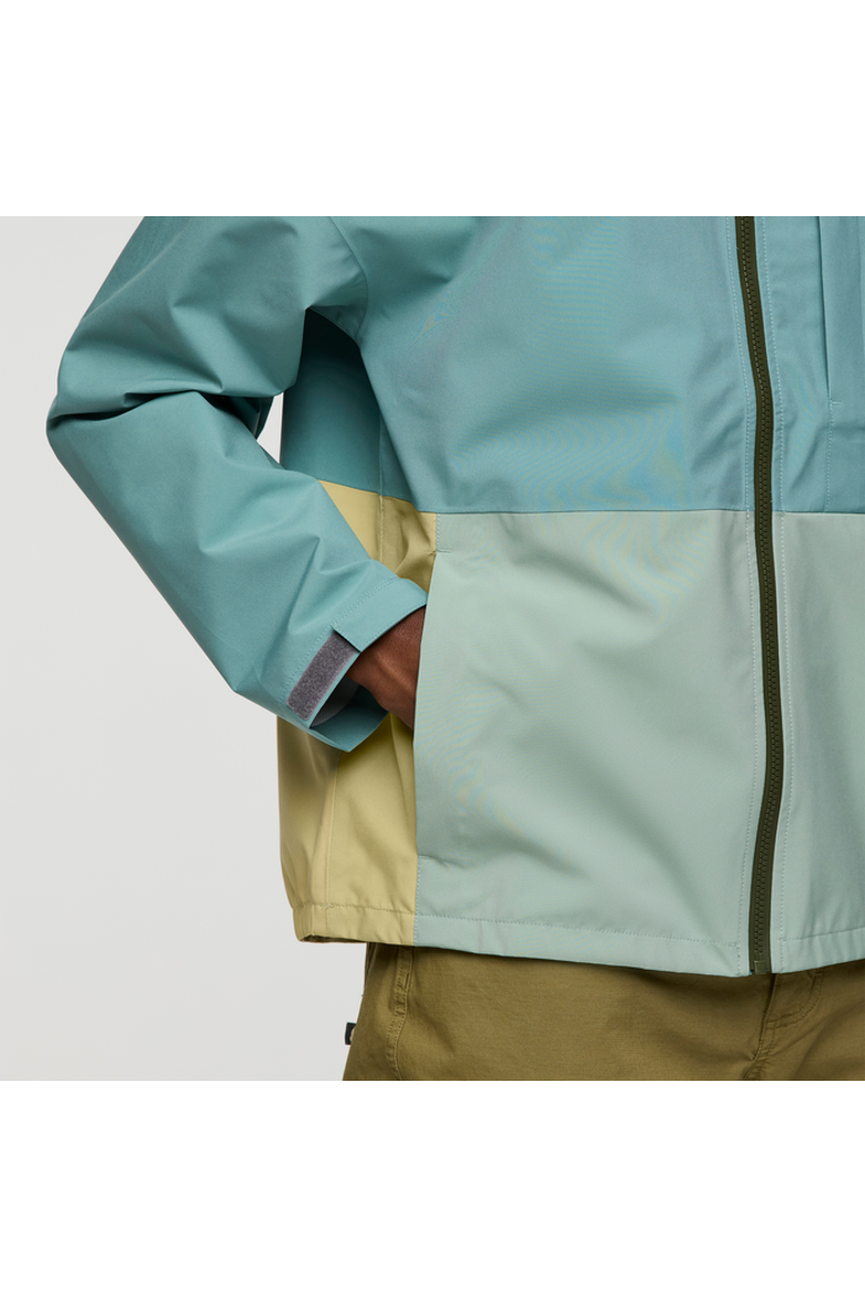 Cielo Rain Jacket - Men's, Alternate, color, Bluegrass And Silver Leaf