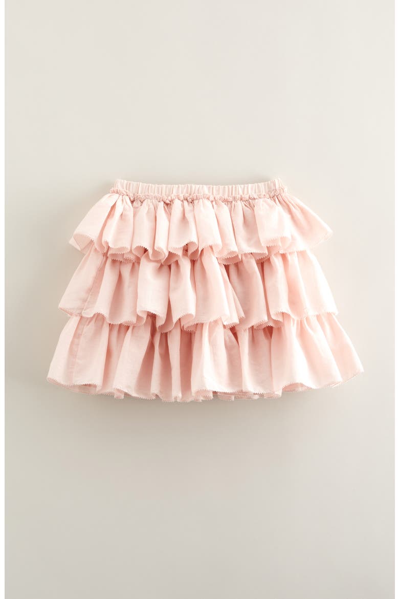 Kids' Tiered Skirt, Main, color, PINK LOTUS