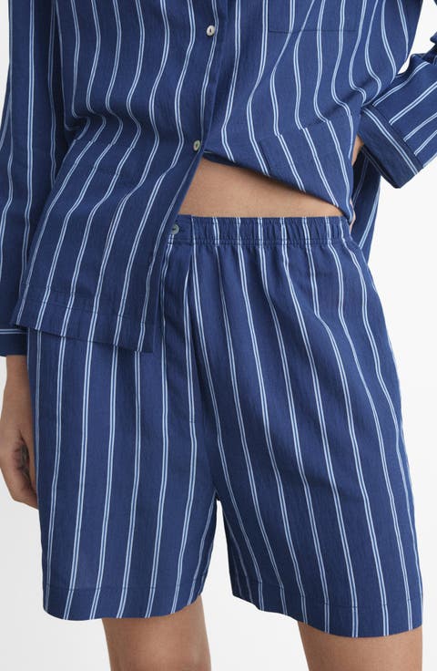 Stripe Pajama Shorts
