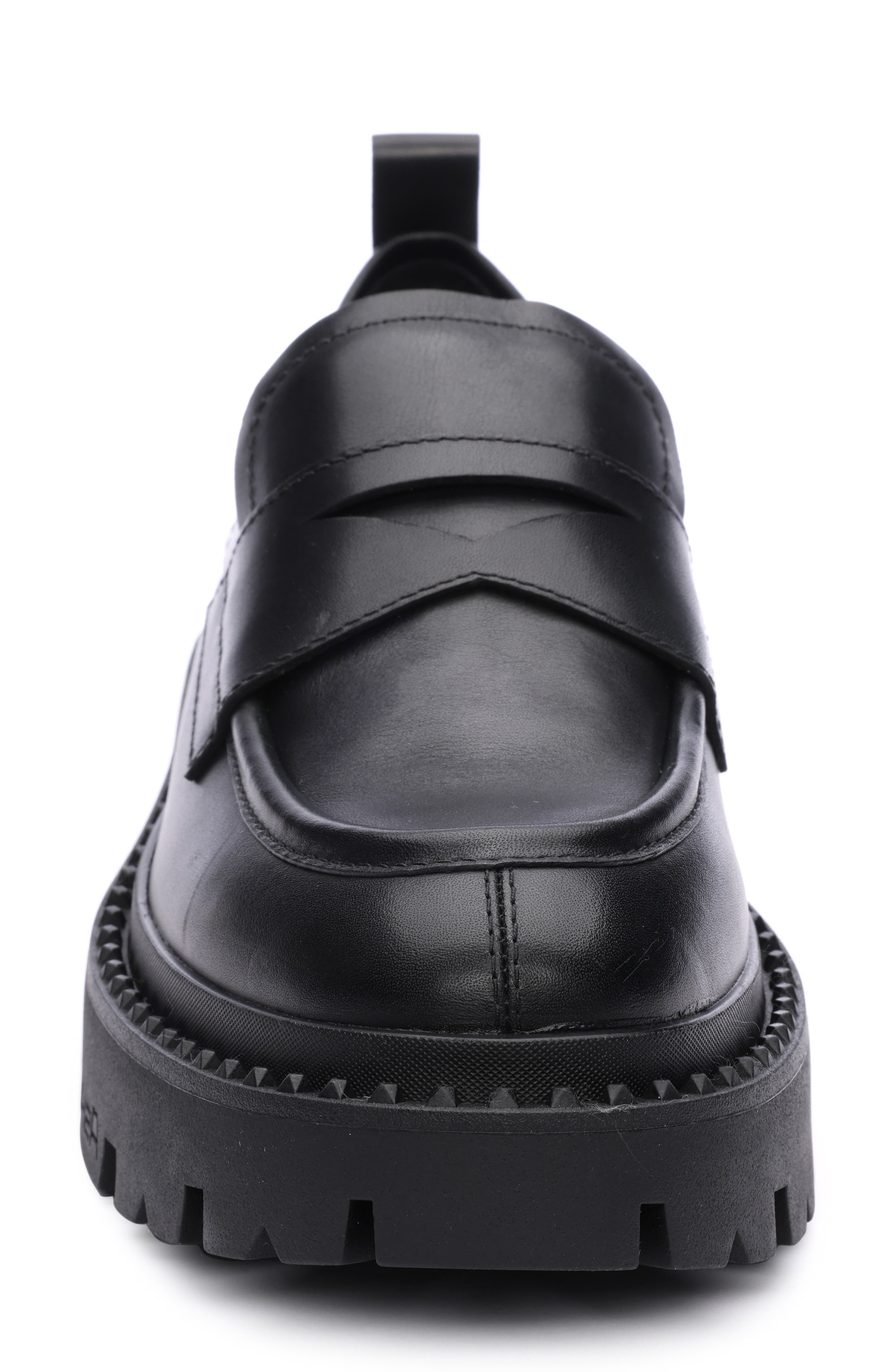 Ash Genial Stud Leather Platform Loafer, Alternate, color, 