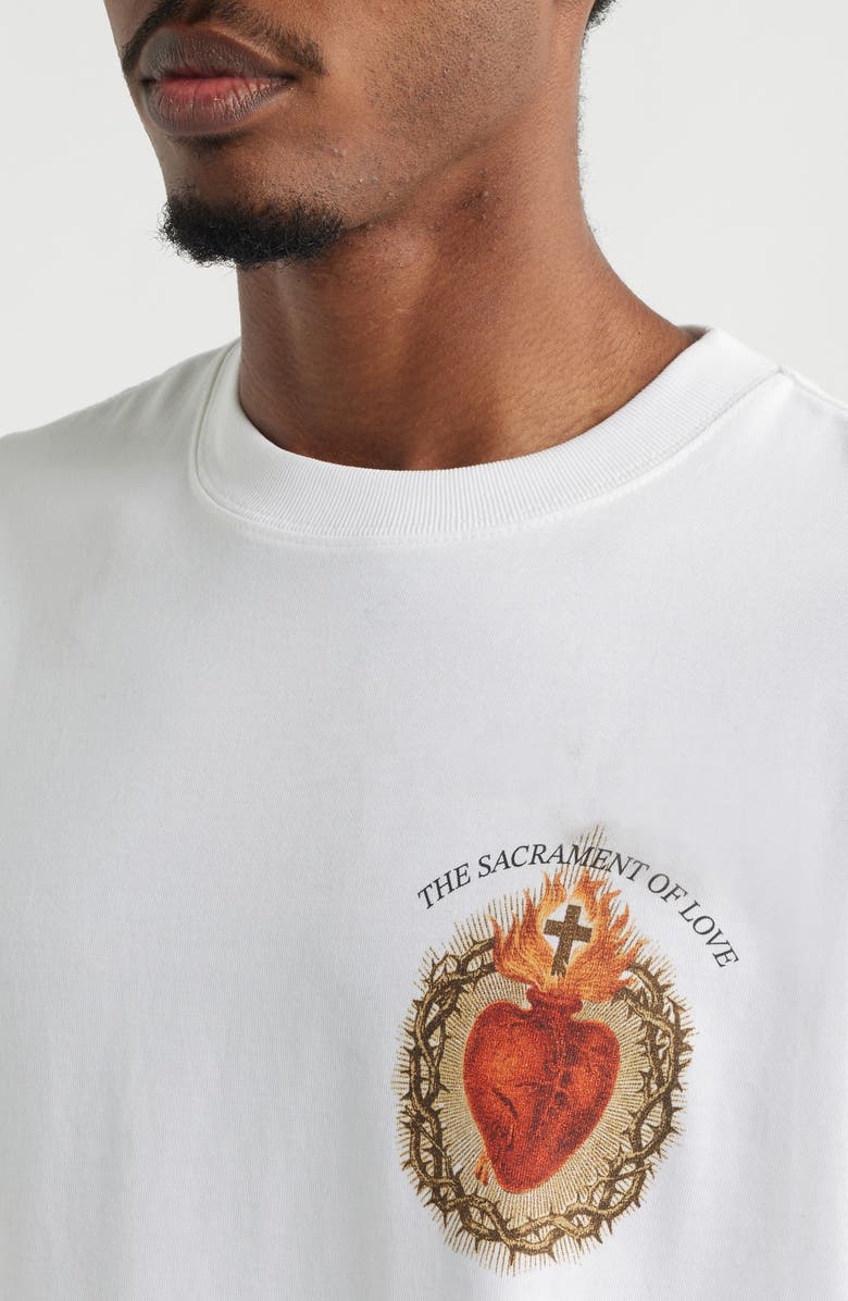 ID Supply Co Sacrament of Love Cotton Graphic T-Shirt, Alternate, color, White