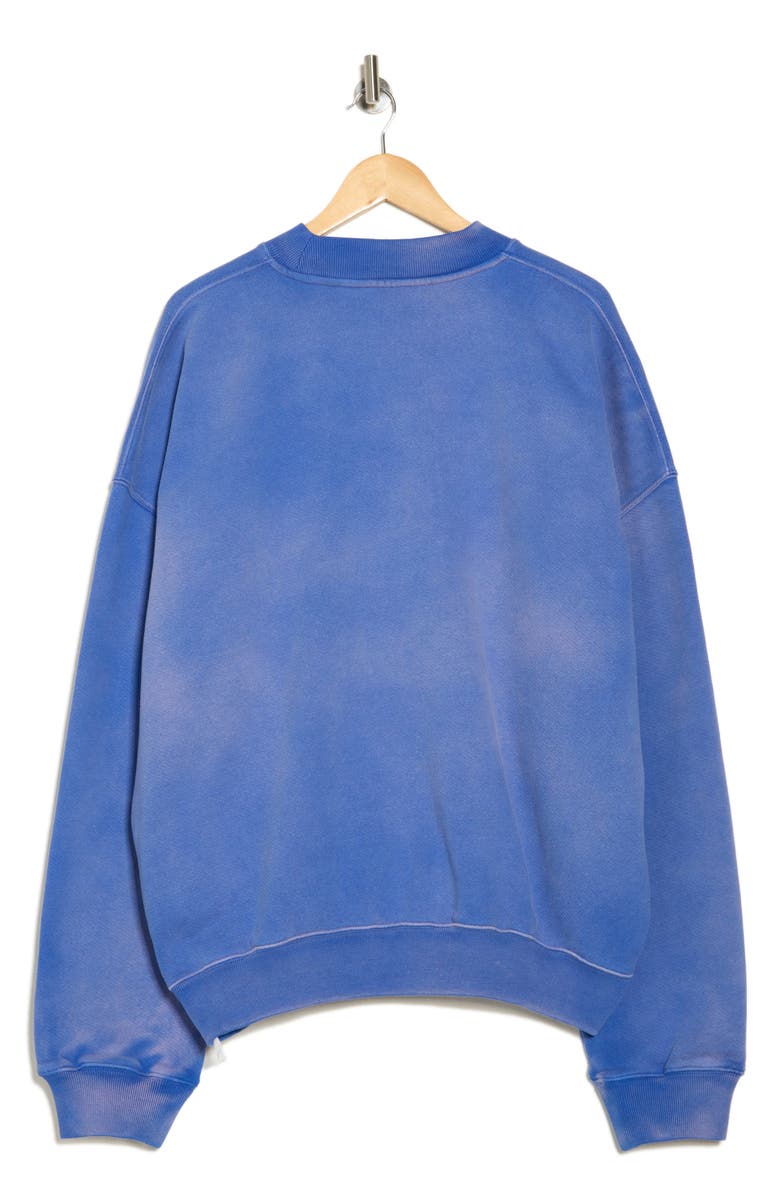 Off-White Wave Off Boxy Cotton Sweatshirt, Alternate, color, 