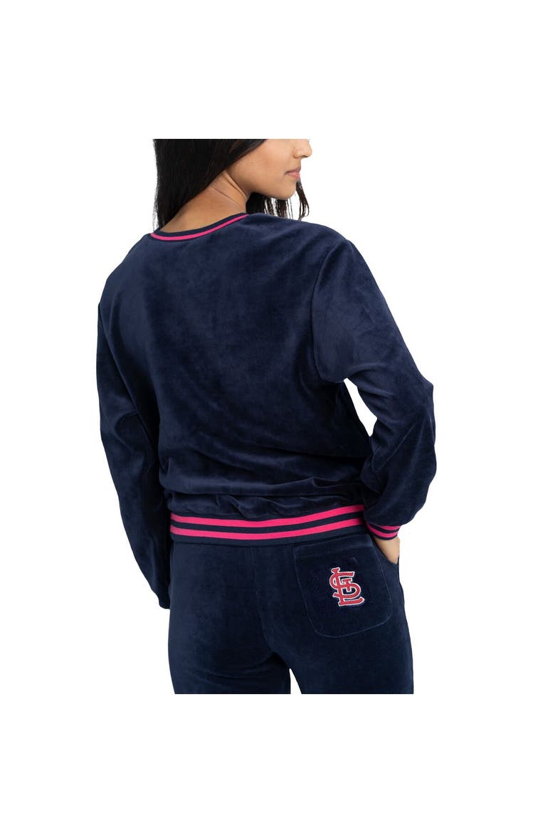 Womens Lusso  Navy St. Louis Cardinals Neely Naveen Set, Alternate, color, Navy