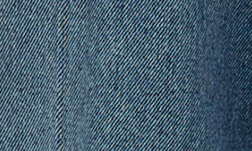 Shop Mango Patch Pocket Wide Leg Jeans In Medium Vintage Blue