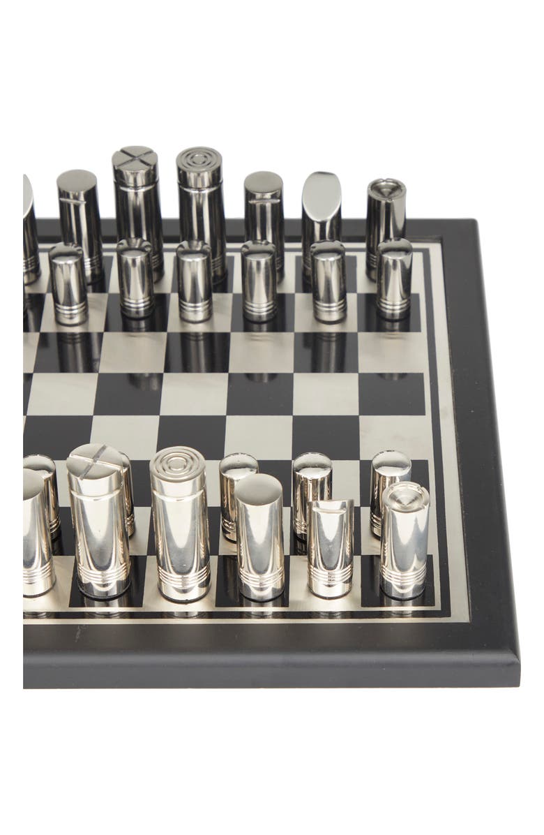 Novogratz Aluminum Chess Set, Alternate, color,