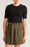 Universal Standard Classic Rib Short Sleeve Top