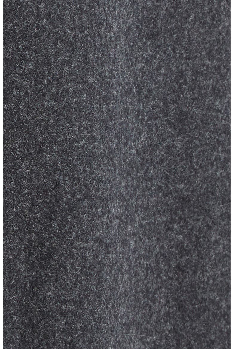Pleated Wool Stretch Flannel Baggy Pants, Alternate, color, CHARCOAL MELANGE