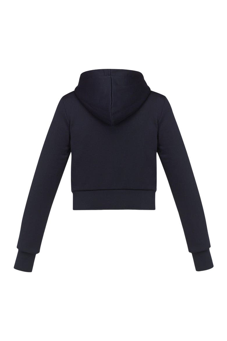 Essential Logo Terry Zip Hoodie, Alternate, color, NAVY