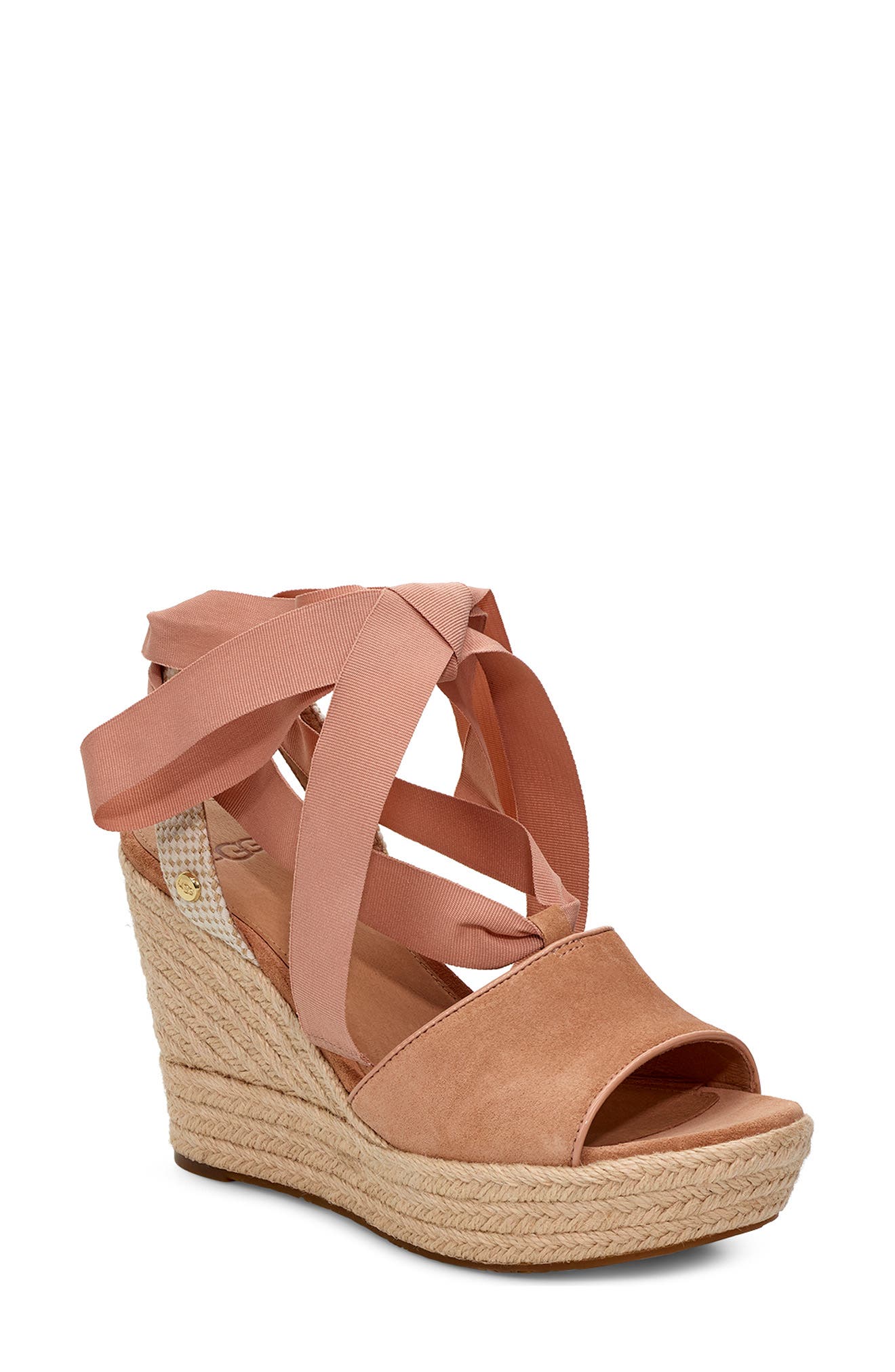 Shiloh Wedge Sandal, Main, color, ARROYO FABRIC