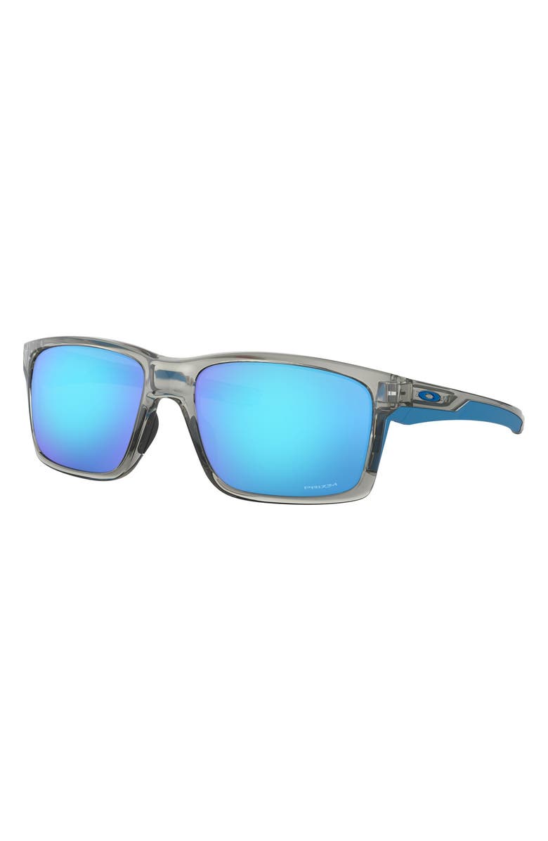 Oakley Prizm<sup>™</sup> Mainlink<sup>™</sup> 61mm Rectangular Sunglasses, Alternate, color, Grey