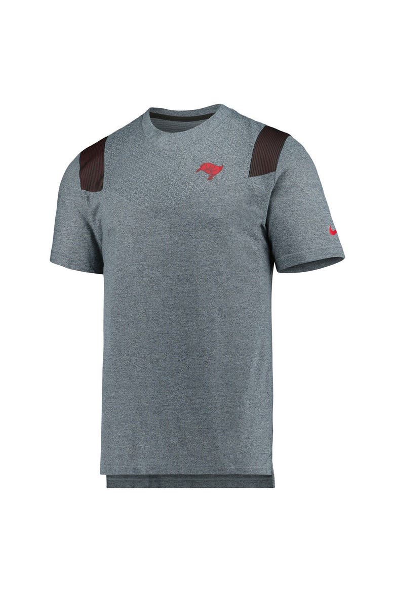 Men's Nike Pewter Tampa Bay Buccaneers Sideline Tonal Logo Performance Player T-Shirt, Alternate, color, Pewter