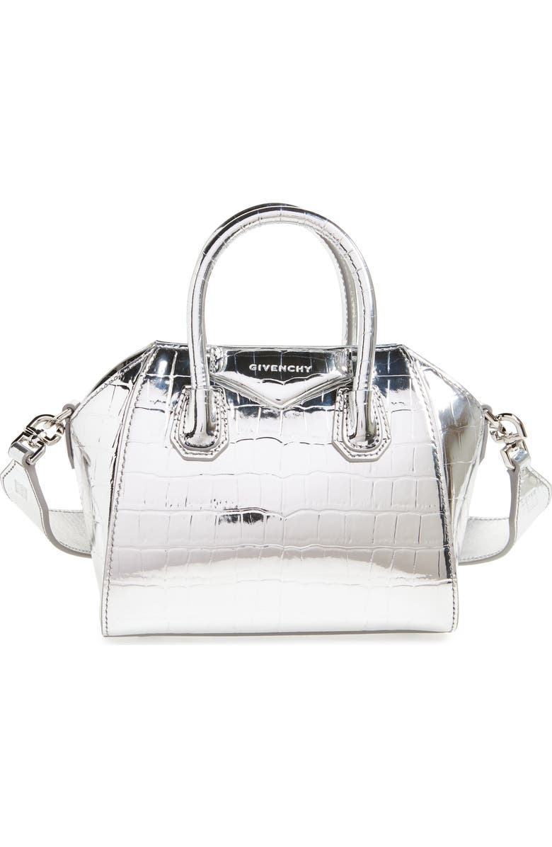 Givenchy Toy Antigona Leather Satchel, Main, color,