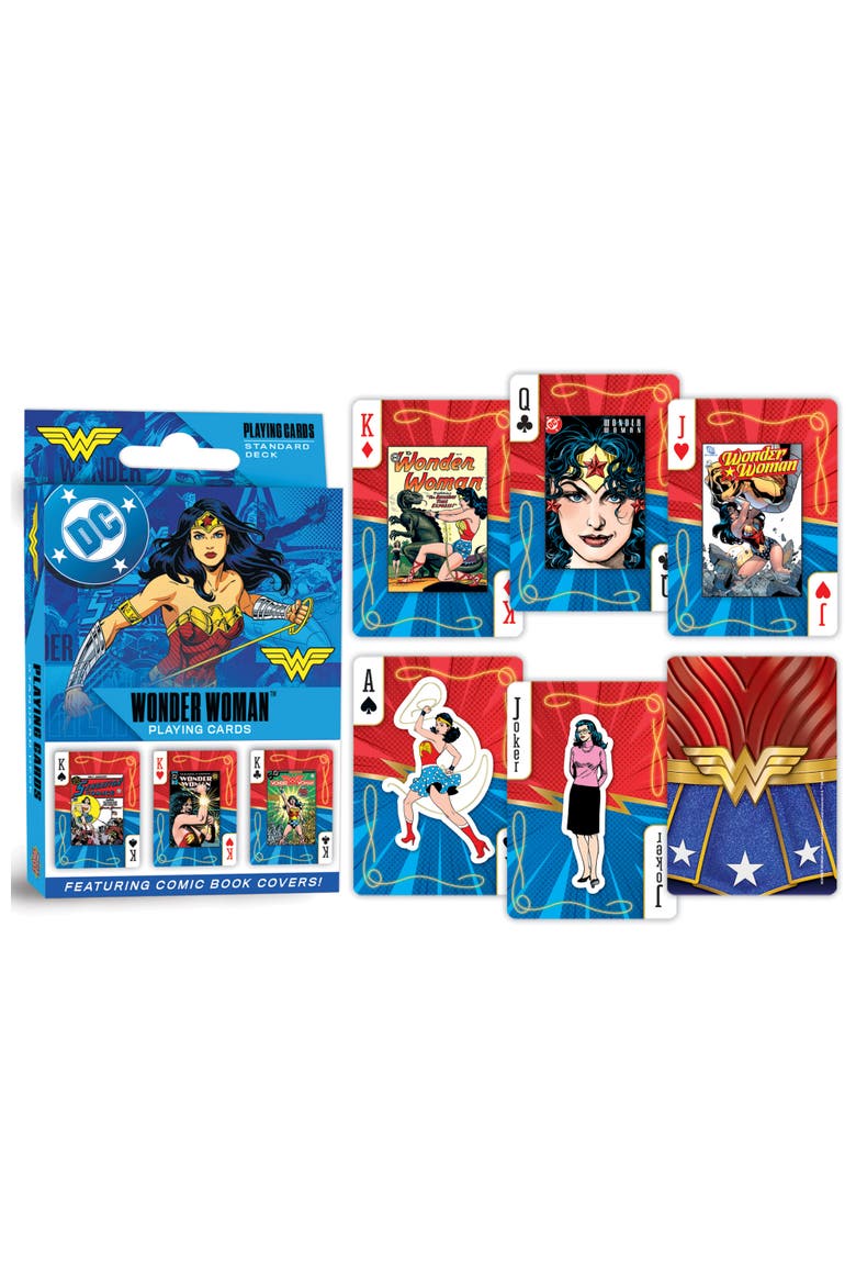 Wonder Woman Playing Cards, Alternate, color, Multicolor