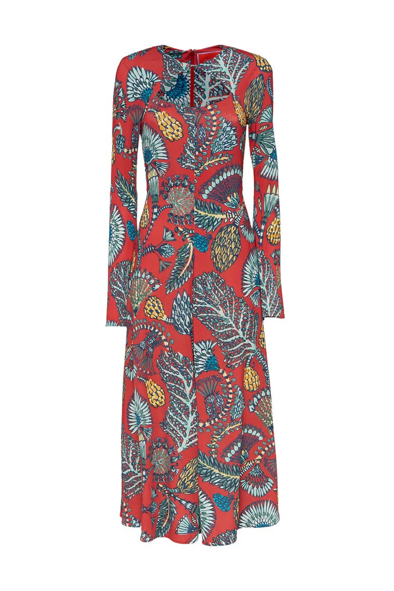 Farfalla Dress Sicomore Red, Alternate, color, Sicomore Red