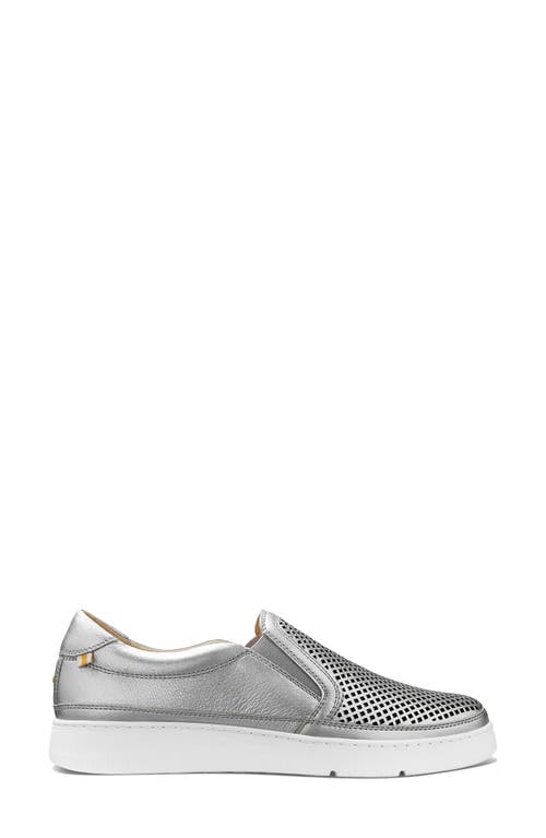 Samuel Hubbard Laguna Sneaker In Silver Leather
