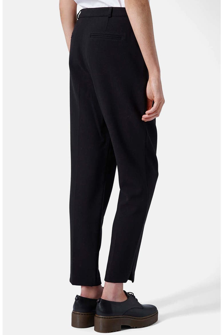 Crop Cigarette Pants, Alternate, color, BLACK
