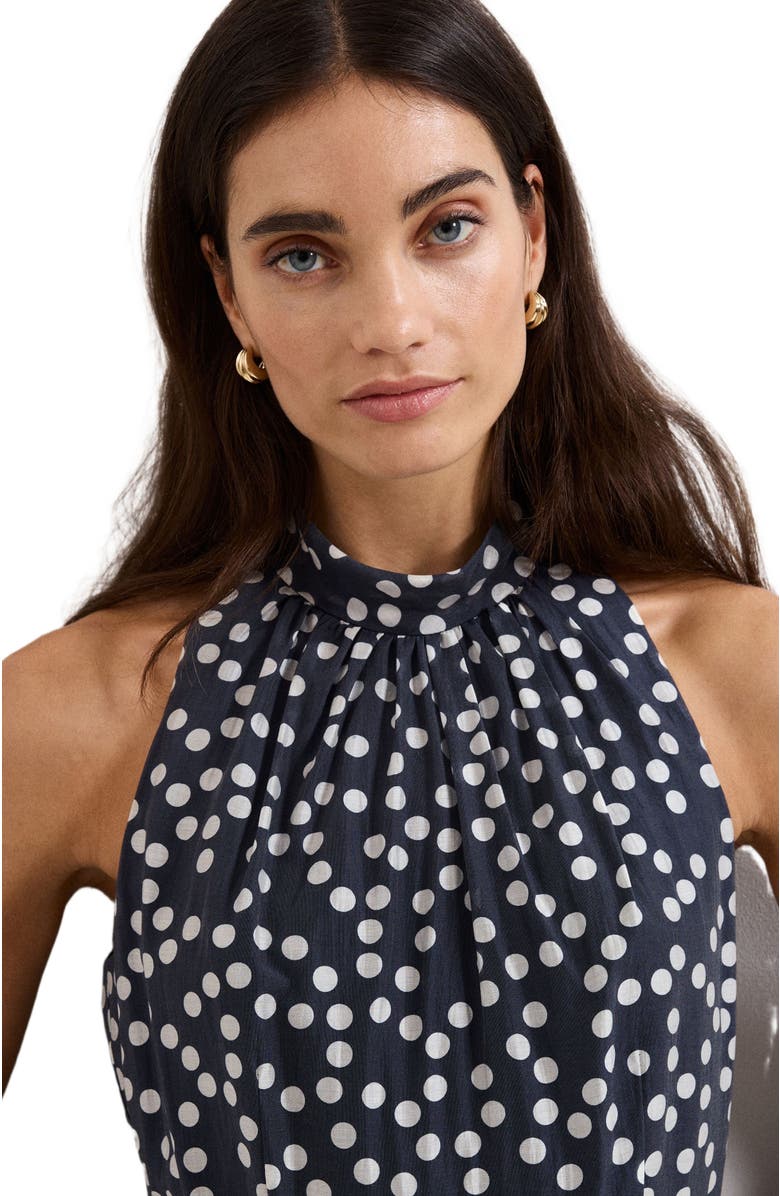 Phase Eight Nita Navy Spot Maxi, Alternate, color, Navy