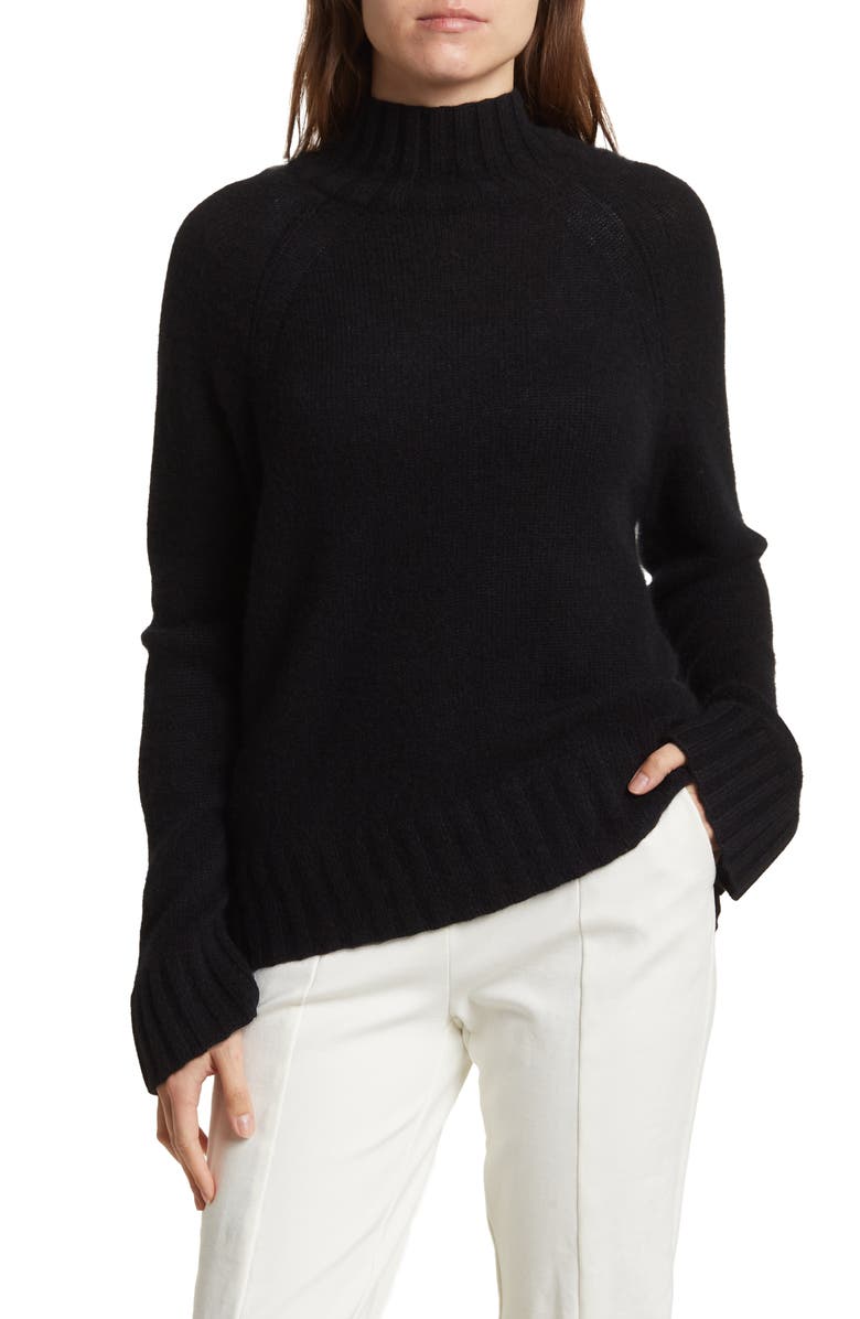360 CASHMERE Allison Mock Neck Cashmere Sweater, Main, color, 