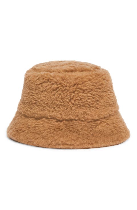 Fiducia Camel Hair Blend Bucket Hat