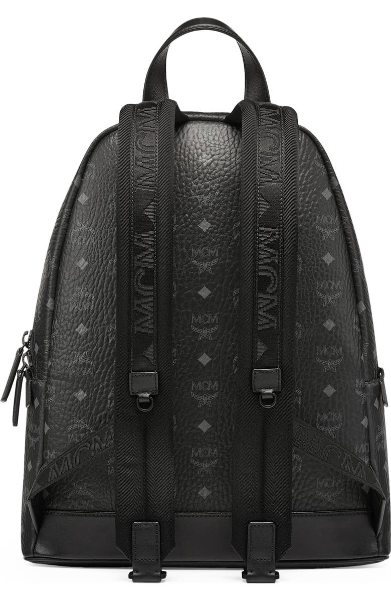 MCM Medium Stark Visetos Coated Canvas Backpack, Alternate, color,