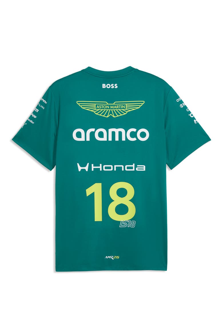 AMF1 Graphic Stroll Replica T-Shirt, Alternate, color, GREEN LUX