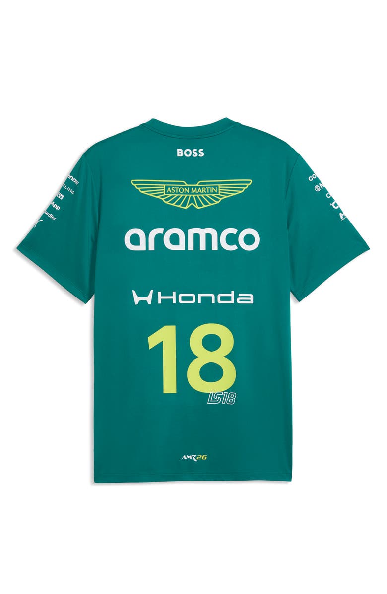 PUMA AMF1 Graphic Stroll Replica T-Shirt, Alternate, color, Green Lux