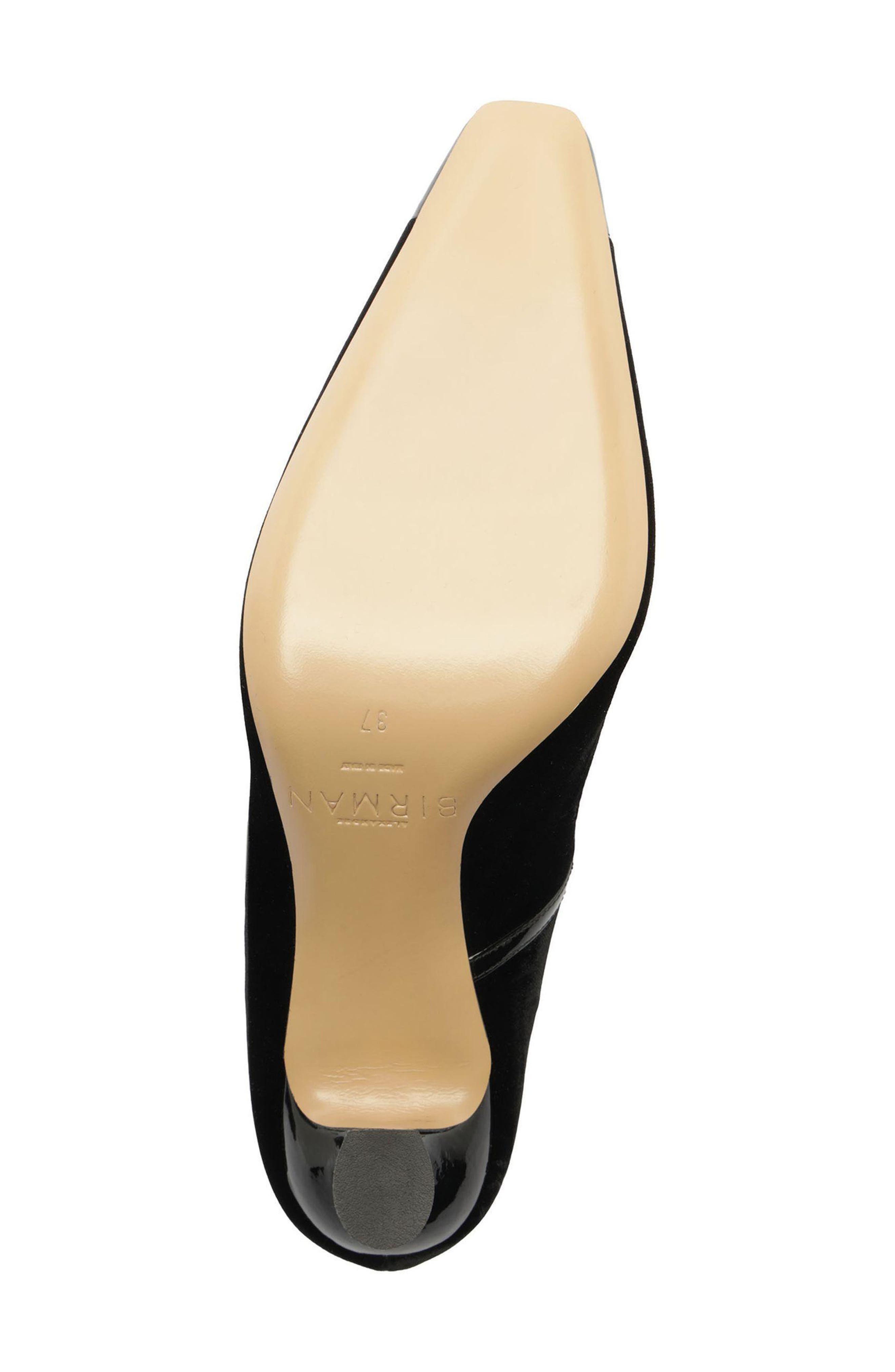 Tita Wave Ankle Strap Pump, Alternate, color, BLACK
