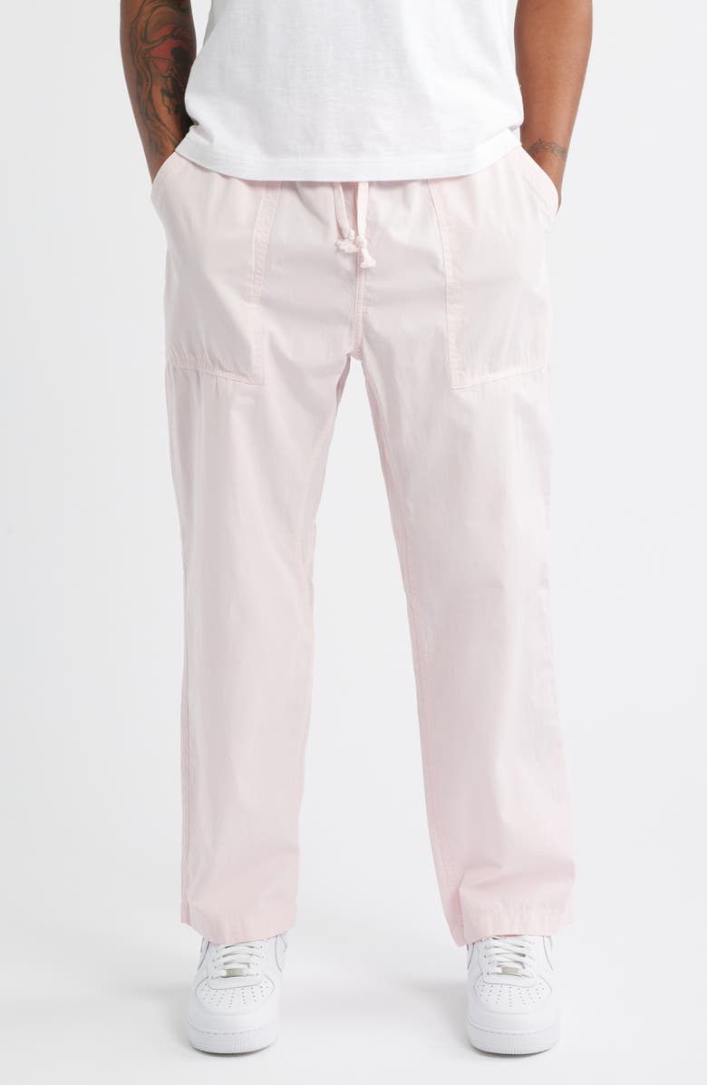 Service Works Organic Cotton Poplin Drawstring Chef Pants, Main, color, Dusty Pink