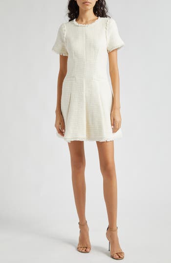 Cinq à Sept Nova Tweed Fit Flare Dress Nordstrom