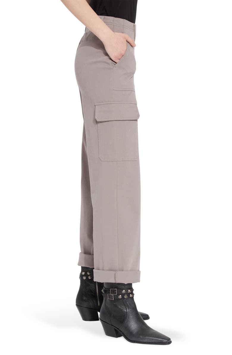 Lysse Scout High Waist Cargo Stretch Jeans, Alternate, color, Ash