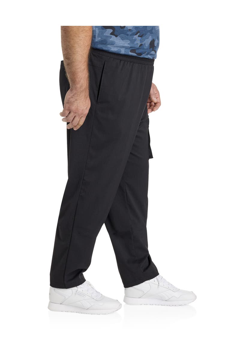 Reebok Big & Tall Performance Cargo Pants, Alternate, color, Black