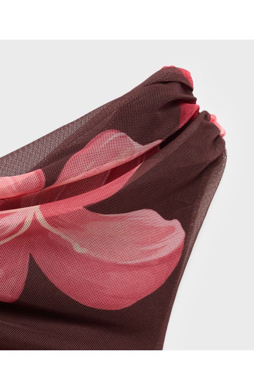 Mango Women's Asymmetrical Floral Dress In Multi