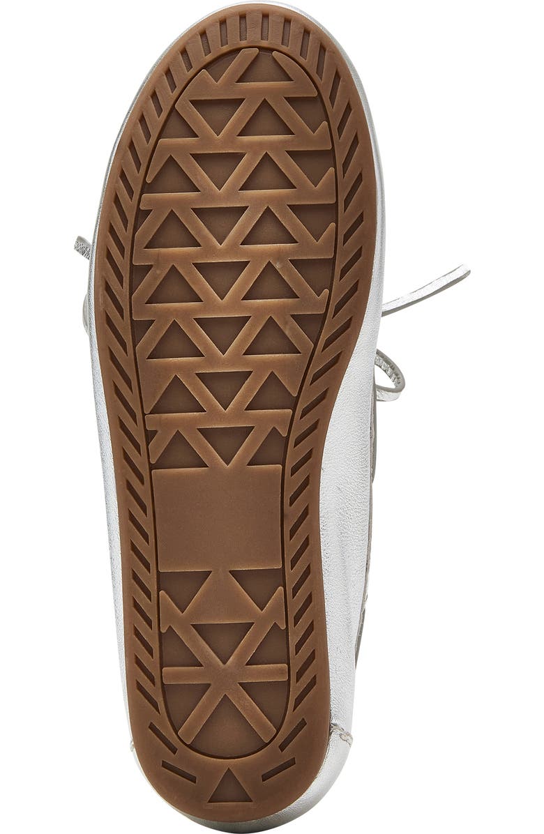 Steve Madden Sag Boat Shoe, Alternate, color, Silver Leather