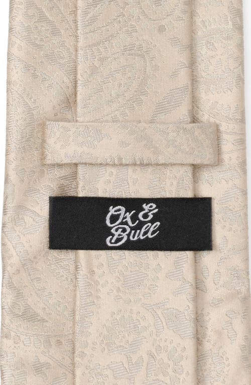 Cufflinks, Inc . Paisley Silk Tie In Tan