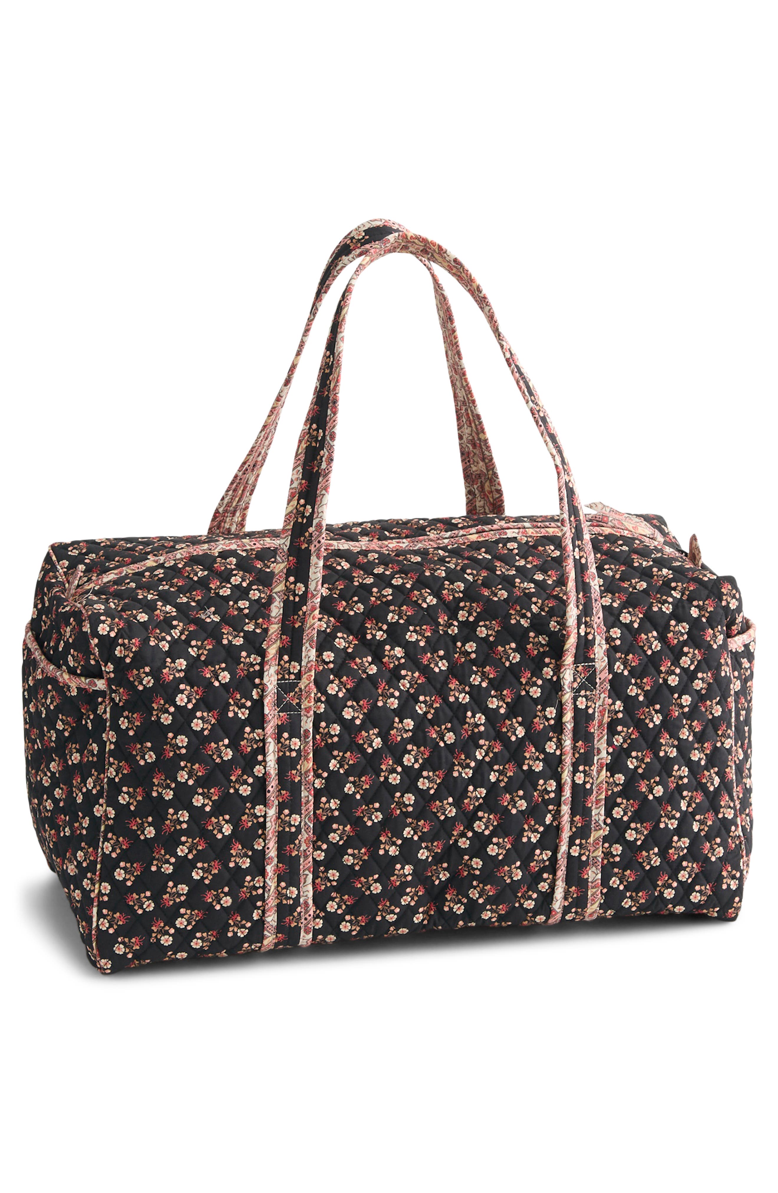VERA BRADLEY Large Original Quilted Duffle Bag, Alternate, color, Melissa Ditsy